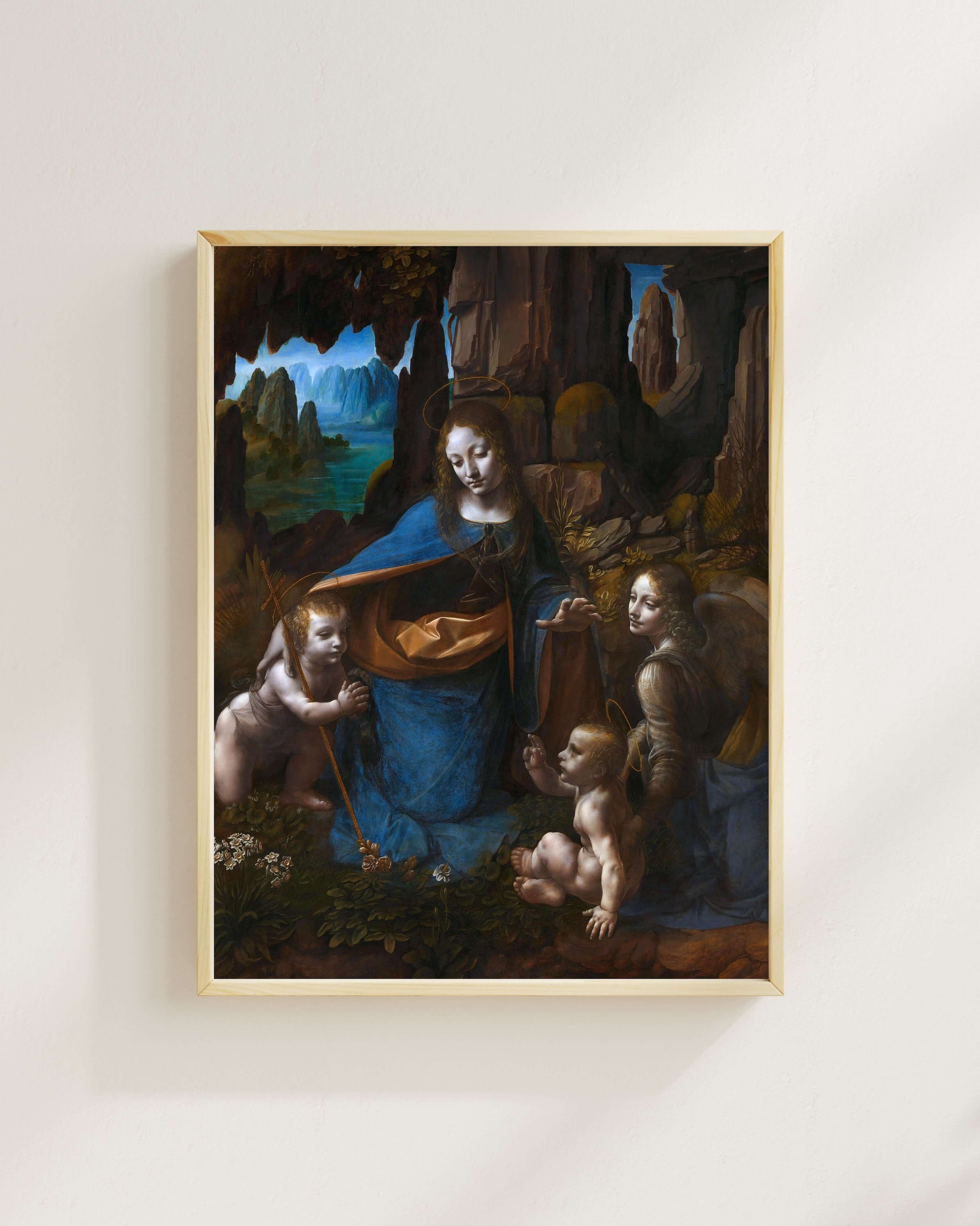 Leonardo Da Vinci - Kayalıklar Bakiresi