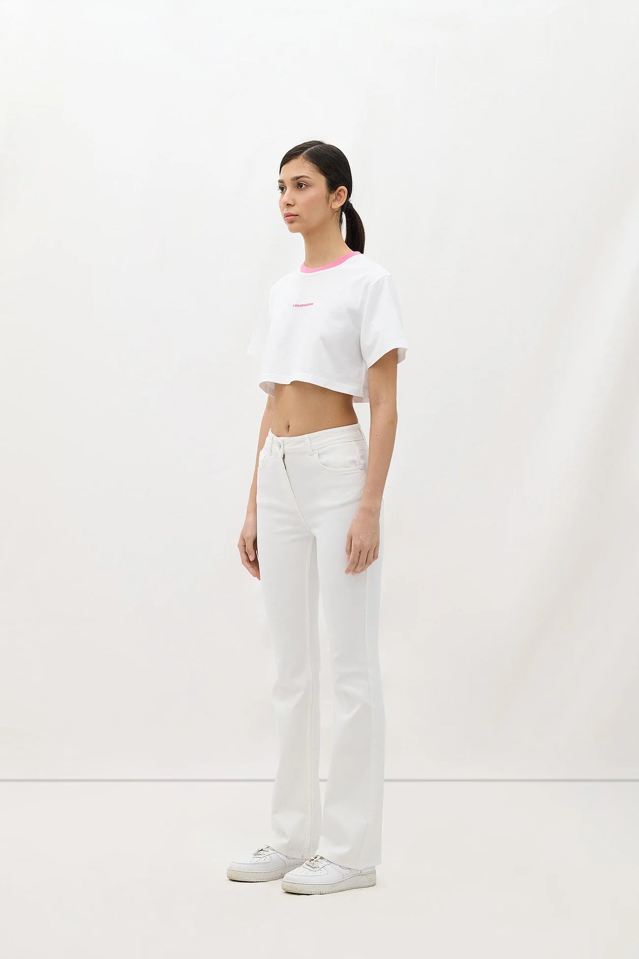 Les Benjamins-Crop Tee 002-Crop Top-3-Milagron.com