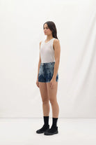 Les Benjamins-Denim Short 003-Şort-2-Milagron.com