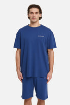 Les Benjamins-Oversized Tee 002 - Navy-T-Shirts-1-Milagron.com