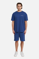 Les Benjamins-Oversized Tee 002 - Navy-T-Shirts-4-Milagron.com
