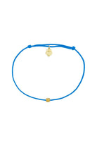 Les Tigres-22 Ayar Altın Kaplama Gümüş Mavi Bileklik-Bileklik-1-Milagron.com