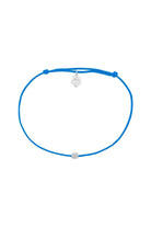 Les Tigres-Beyaz Altın Kaplama Gümüş Mavi Bileklik-Bileklik-1-Milagron.com