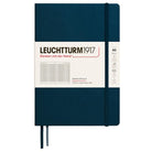 Leuchtturm 1917-2025 Colors Orta Boy (A5), Sert Kapak, 251 Sayfa, Kareli Defter Deep Sea 372191-Defter-1-Milagron.com