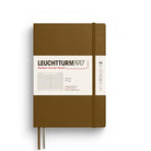 Leuchtturm 1917-2025 Colors Orta Boy (A5), Yumuşak Kapak, 123 Sayfa, Çizgili Defter Spice Brown 372212-Defter-1-Milagron.com