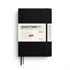 Leuchtturm1917 Planner 2027 - 12M Günlük Planner Noktalı Medium A5 2027 İNgilizce Black 400333 - ÖnsiPariŞ