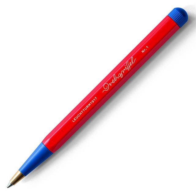 Leuchtturm 1917-Leuchtturm 1917 X Bauhaus Edition Drehgriffel Red / Blue Ballpoint Pen Tükenmez Kalem 366205-Tükenmez Kalem-1-Milagron.com