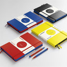 Leuchtturm 1917-Leuchtturm1917 Bauhaus Serisi Not Defteri, Orta Boy (A5), Sert Kapak, 251 Sayfa Gri Noktalı Defter Lemon 359620-Noktalı-4-Milagron.com