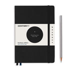 Leuchtturm 1917-Leuchtturm1917 Bauhaus Serisi Not Defteri, Orta Boy (A5), Sert Kapak, 251 Sayfa Mavi Noktalı Defter Black 359617-Noktalı-1-Milagron.com