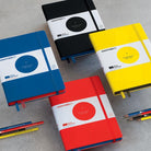 Leuchtturm 1917-Leuchtturm1917 Bauhaus Serisi Not Defteri, Orta Boy (A5), Sert Kapak, 251 Sayfa Mavi Noktalı Defter Red 359619-Noktalı-5-Milagron.com