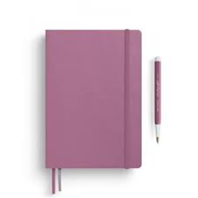 Leuchtturm 1917-Colors Orta Boy (A5), Sert Kapak, 251 Sayfa, Noktalı Defter Dusty Rose 372185-Defter-2-Milagron.com