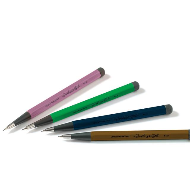 Leuchtturm 1917-Leuchtturm1917 Drehgriffel Nr. 2, Mekanik Uçlu Kalem, 0.7 Mm Uç, Spring Leaf 372223-Mekanik Uçlu Kalem-2-Milagron.com