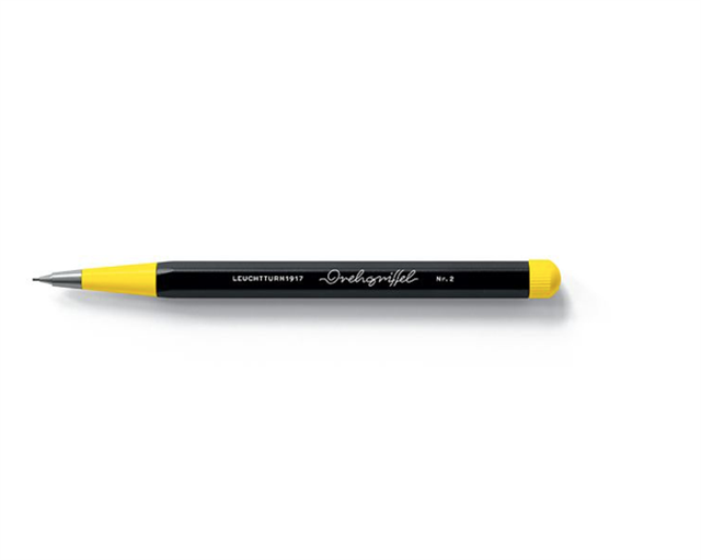 Leuchtturm 1917 X Bauhaus Drehgriffel Nr.2 Mekanik Uçlu Kalem Lemon/Black 371288