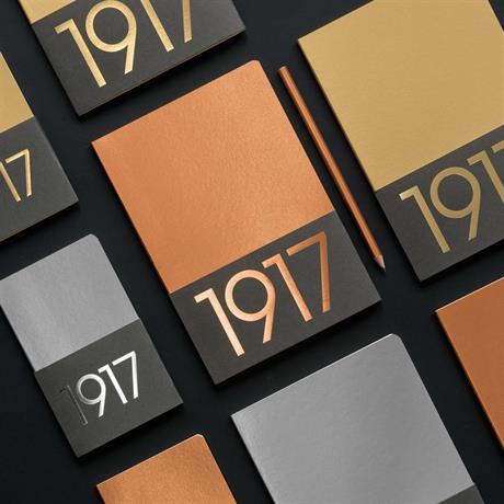 Leuchttrum 1917 Jottbook Metallic Edition Çizgisiz 2'Li Defter Seti A5 Copper 355539