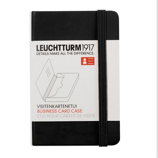 Leuchtturm 1917-Leuchttrum 1917 Defter Görünümlü Kartvizitlik Black 350140-Kartvizitlik-1-Milagron.com
