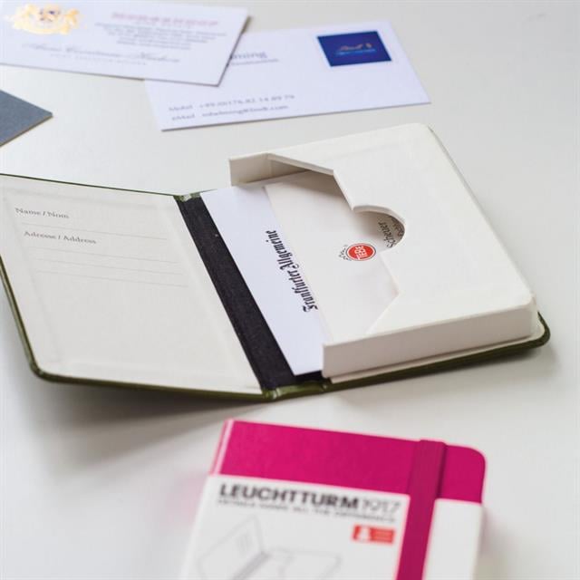 Leuchtturm 1917-Leuchttrum 1917 Defter Görünümlü Kartvizitlik Lilac 368264-Kartvizitlik-2-Milagron.com