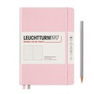 Leuchtturm 1917-Leuchttrum 1917 Medium(A5) Sert Kapak, 251 Numaralandırılmış Noktalı Sayfa Defter Powder 361576-Noktalı-1-Milagron.com