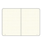 Leuchtturm 1917-Leuchttrum 1917 Medium(A5) Sert Kapak, 251 Numaralandırılmış Noktalı Sayfa Defter Powder 361576-Noktalı-2-Milagron.com