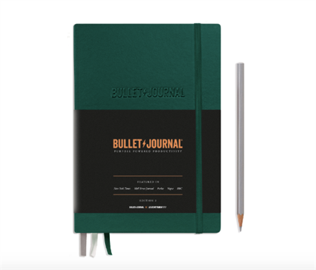 Leuchtturm 1917-Leuchtturm 1917 Bullet Journal Edition 2 A5 Sert Kapak 240 Noktalı Sayfalar Yeşil 368952-Defter-1-Milagron.com