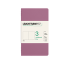 Leuchtturm1917 Jottbook Pur A6 64 Numaralandırılmış Sayfa Düz 3'Lü Paket Defter Dusty Rose 400712