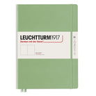 Leuchtturm 1917-Leuchtturm1917 Master Classic (A4+), Sert Kapak, 235 Numaralandırılmış Çizgisiz Sayfa, Sage, 363921-Çizgili-1-Milagron.com