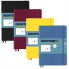 Leuchtturm 1917-Leuchtturm1917 Medium (A5) 112 Pages 150 Gsm Sketchbook Eskiz Defteri Forest Green 370355-Çizgisiz (Düz)-2-Milagron.com