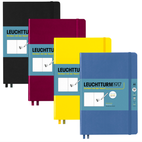 Leuchtturm 1917-Leuchtturm1917 Medium (A5) 112 Pages 150 Gsm Sketchbook Eskiz Defteri Forest Green 370355-Çizgisiz (Düz)-2-Milagron.com