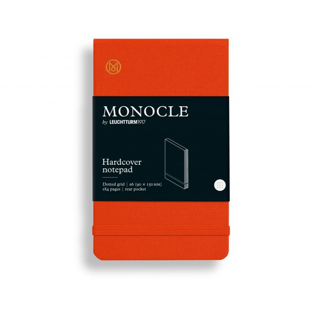 Leuchtturm1917 Monocle Sert Kapak A6 184 Numaralandırılmış Sayfa Noktalı Defter Mandarin 400785