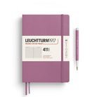 Leuchtturm 1917-Leuchtturm1917 Not Defteri Orta Boy (A5), Sert Kapak, 411 Numaralandırılmış Sayfa, Çizgili, Dusty Rose 372923-Çizgili-1-Milagron.com