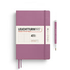 Leuchtturm 1917-Leuchtturm1917 Not Defteri Orta Boy (A5), Sert Kapak, 411 Numaralandırılmış Sayfa, Noktalı,Dusty Rose 372922-Noktalı-1-Milagron.com