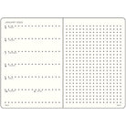 Leuchtturm 1917-Leuchtturm1917 Orta Boy (A5) 12 Aylık Ajanda Ve Not Defteri (Noktalı) 2026 Sert Kapak, İngilizce, Ink Mavi 372705-Özel Defterler-2-Milagron.com