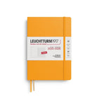 Leuchtturm 1917-Leuchtturm1917 Orta Boy (A5) 18 Aylık Ajanda Ve Not Defteri (çizgili) 2026 Sert Kapak, İngilizce, Rising Sun 372798-Özel Defterler-1-Milagron.com