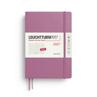 Leuchtturm1917 Planner 2027 - 12M Günlük Planner Noktalı Medium A5 2027 İNgilizce Dusty Rose 400334 - ÖnsiPariŞ