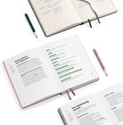 Leuchtturm 1917-Leuchtturm1917 Thesis Journal Medium (A5), Sert Kapak, Dusty Rose, Almanca 369202-Özel Defterler-2-Milagron.com