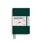 Leuchtturm 1917-Leuchtturm1917 çanta Boy (B6+) 12 Aylık Ajanda Ve Not Defteri (çizgili) 2026 Yumuşak Kapak, İngilizce, Forest Green372689-Özel Defterler-1-Milagron.com