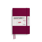 Leuchtturm 1917-Leuchtturm1917 çanta Boy (B6+) 12 Aylık Ajanda Ve Not Defteri (çizgili) 2026 Yumuşak Kapak, İngilizce, Port Red 372686-Özel Defterler-1-Milagron.com