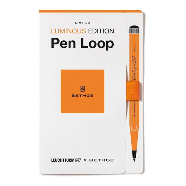 Leuchtturm 1917 X Bethge Luminous Limited Edition Pen Loop Kalem Tutacağı Luminous Orange 400488