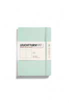 Leuchtturm 1917-Medium A5 Sert Kapak 251 Numaralandırılmış Çizgisiz Sayfa Defter Mint Green-Defter-1-Milagron.com