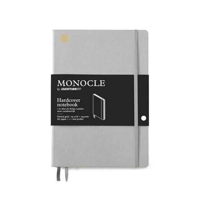 Leuchtturm 1917-Leuchtturm1917 X Monocle Limited Edition Defter B5, Sert Kapak, 192 Noktalı Sayfa Light Grey 363351-Noktalı-1-Milagron.com