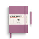 Leuchtturm 1917-Leuchtturm1917 Not Defteri Orta Boy (A5), Sert Kapak, 411 Numaralandırılmış Sayfa, çizgisiz,Dusty Rose 372921-Çizgisiz (Düz)-1-Milagron.com