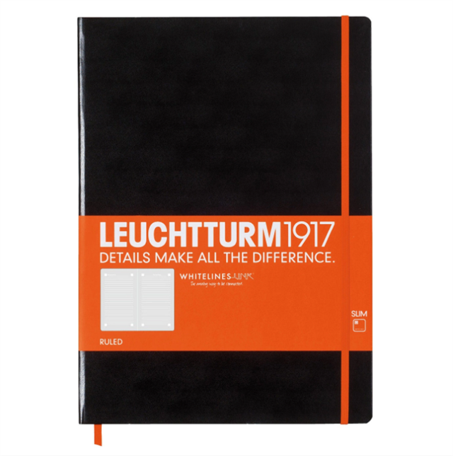 Leuchtturm 1917-Leuchttrum1917 X White Lines Links Limited Edition Dijital Defter Master Slim (A4+) 60 Sayfa çizgili Sert Kapak Defter 345313-Çizgili-1-Milagron.com