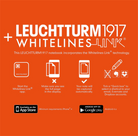 Leuchtturm 1917-Leuchttrum1917 X White Lines Links Limited Edition Dijital Defter Master Slim (A4+) 60 Sayfa çizgili Sert Kapak Defter 345313-Çizgili-14-Milagron.com