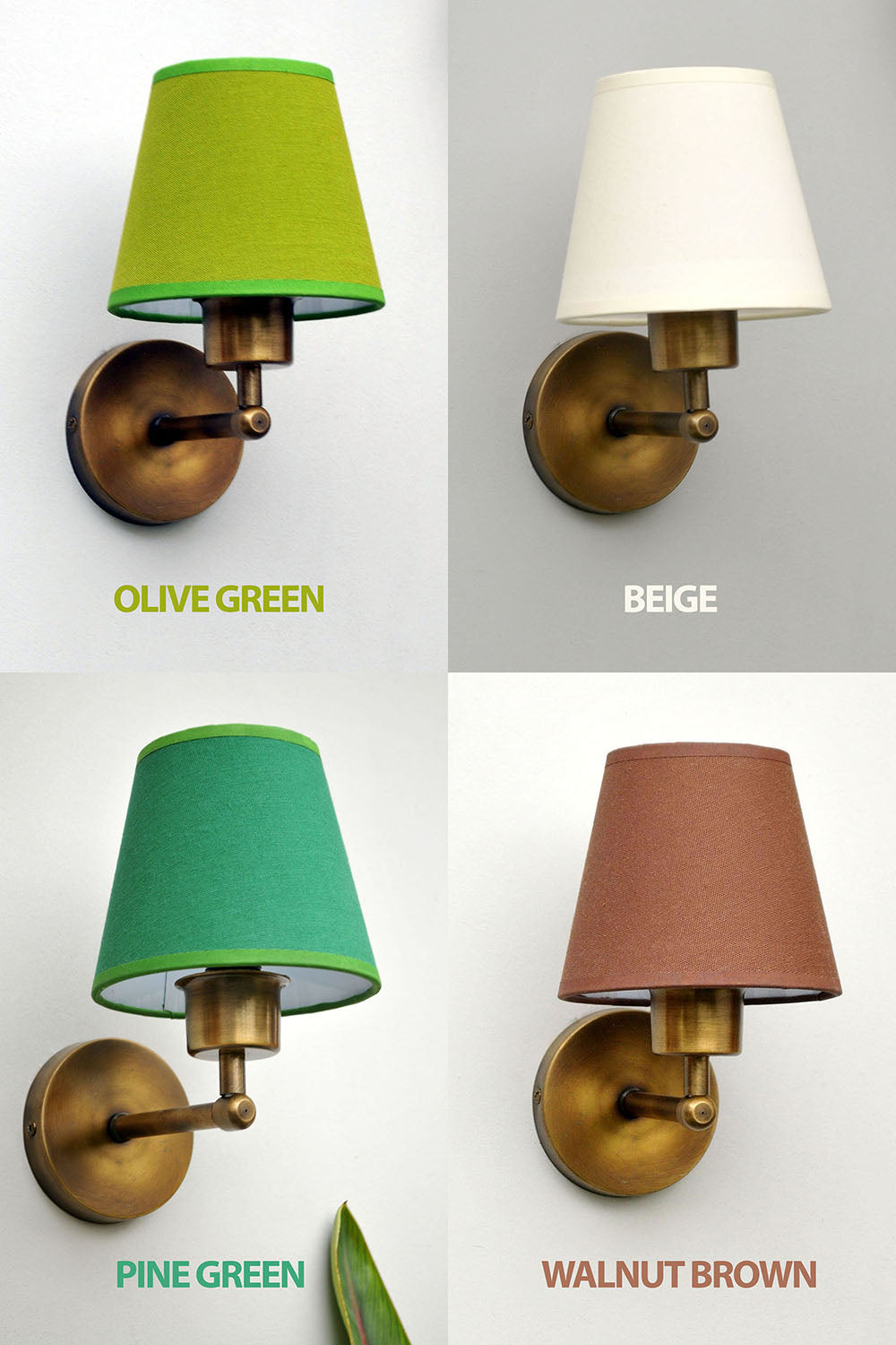 Mini Glow Vintage Gold Duvar Apliği - 0