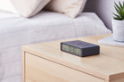 Lexon-Lexon Flip Klasik Şarj Edilebilir Alarm Saat Koyu Gri-Alarm Saatler-6-Milagron.com