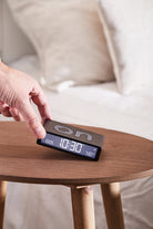 Lexon-Lexon Flip Klasik Şarj Edilebilir Alarm Saat Siyah-Alarm Saatler-7-Milagron.com