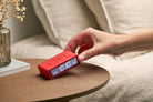 Lexon-Lexon Flip Mini Şarj Edilebilir Alarm Saat Açık Kırmızı-Alarm Saatler-7-Milagron.com