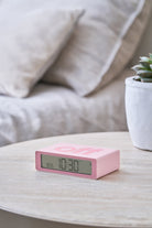 Lexon-Flip Mini şarj Edilebilir Alarm Saat Pembe-Alarm Saatler-7-Milagron.com