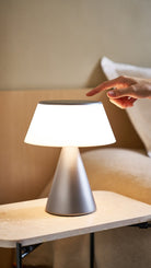 Lexon-Luma Xl Led Lamba Metalik Gri-Led Lamba-15-Milagron.com