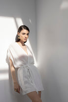 Licia İstanbul-SORUNLU - Eliana Mini Boy Kısa Elbise-Kimono-2-Milagron.com