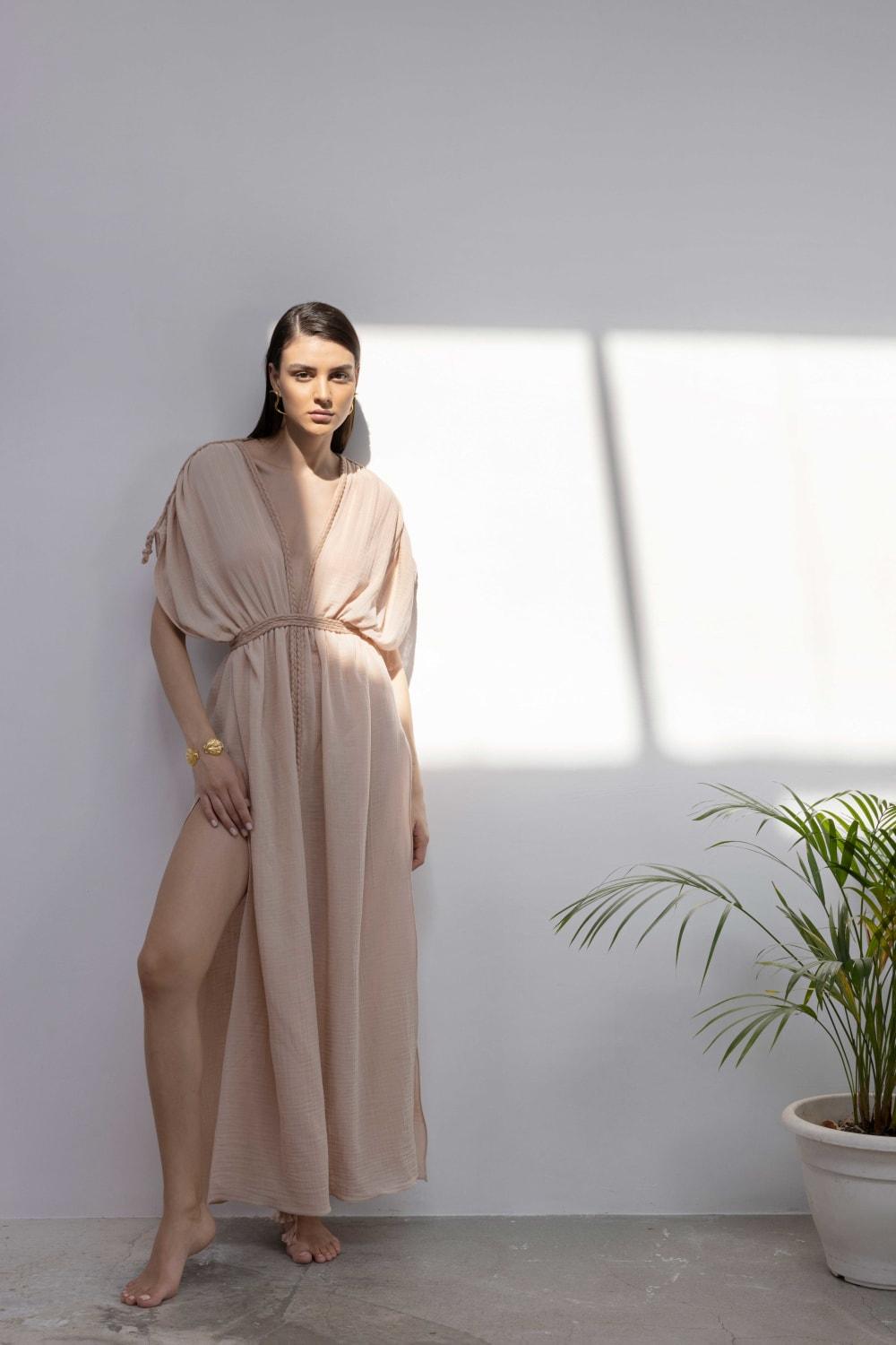 Licia İstanbul-SORUNLU - Helen Maxi Boy Uzun Elbise-Elbise-1-Milagron.com